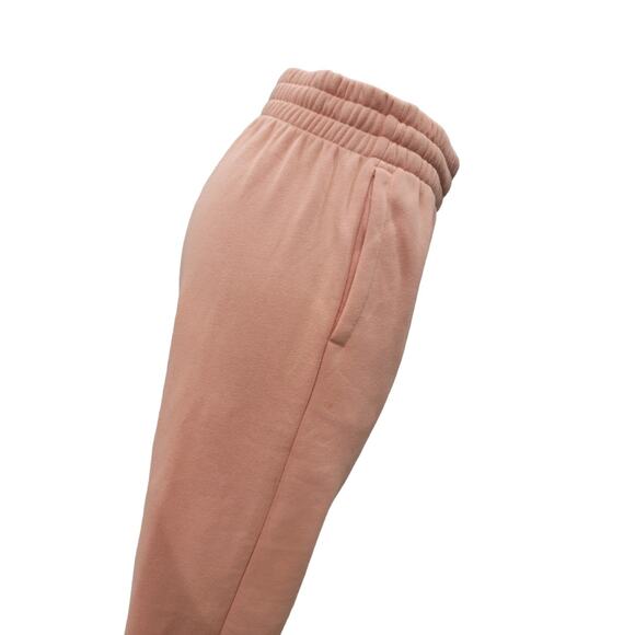 Adidas Women's Adicolor Essentials Fleece Jogger Pants – Peach, Size 30 Waist - Picture 8 of 15